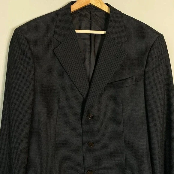 Giorgio Armani Collezioni Men's 42R* Wool Sport Coat Dinner Jacket Blazer Gray